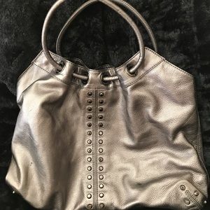 Michael Kors silver / gray bag